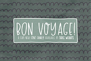 Bon Voyage, a Font by Rountree Design Co. (Thumbnail 1 of 10)