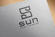 S letter sun ambigram logo, a Branding & Logo Template by Saba Vector (Thumbnail 3 of 3)