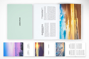 Serenity Sunrise Brochure Template, a Brochure Template by McLittle Stock