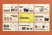 Yellow Company Profile Google Slide, a Presentation Template by graphicook (Thumbnail 3 of 5)