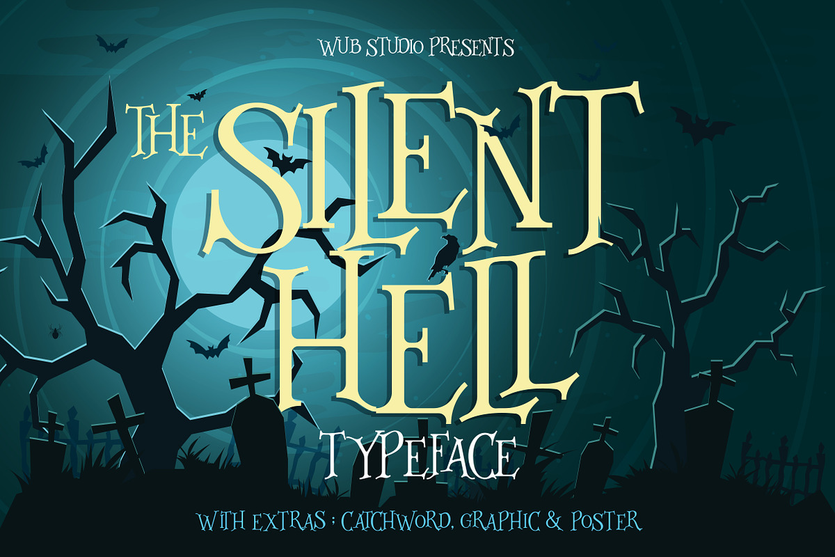 Silenthell Typeface + Bonus