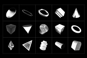 3D V3CTORS - 60 Geometric Vectors, an Object Graphic by assetpro.design (Thumbnail 8 of 13)