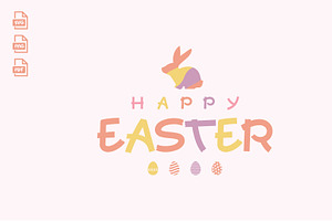 Happy Easter Design Template, a Poster Template by SaaDesigns