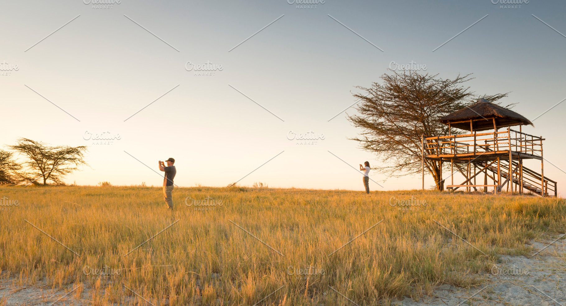 Young Couple on African Safari, a Person Photo by THP Creative