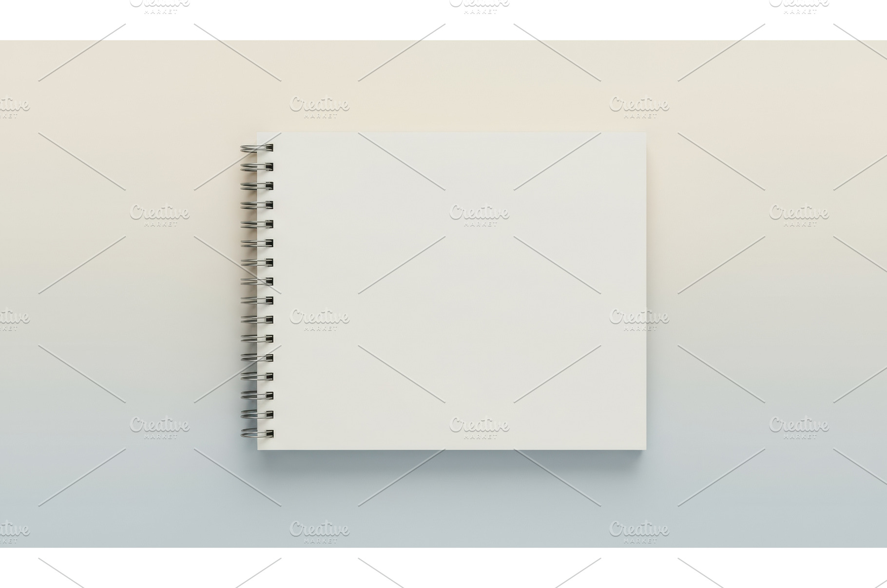 Blank white spiral notebook lies, a Background Photo by Igor Tichonow