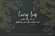 Golden Autumn Berries Background Set, a Background Graphic by Euonia Meraki (Thumbnail 15 of 15)