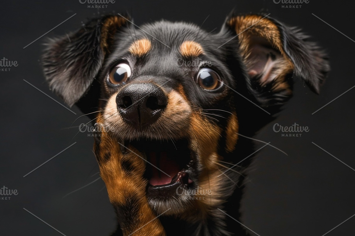 236 surprised animals, an Animal Photo by Handmadefont (Photo 16 of 241)