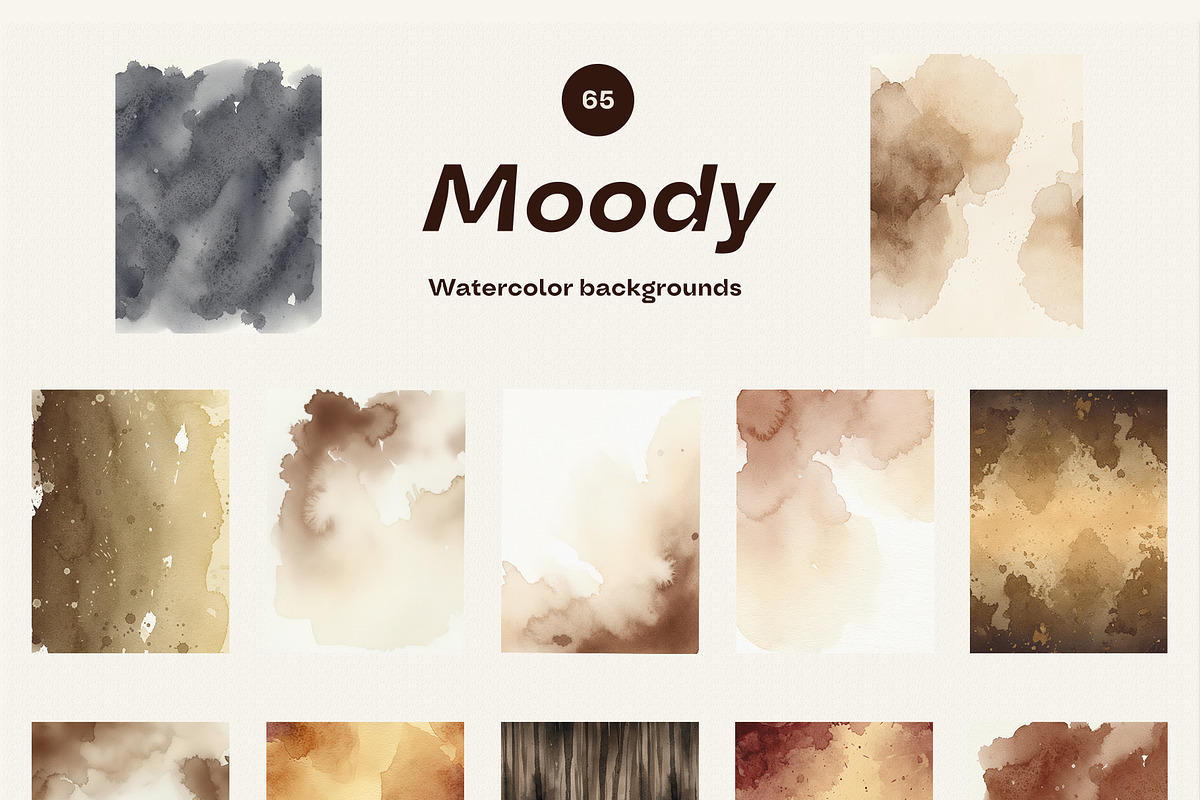 Moody Fall Watercolor & Doodles, an Object Graphic by divanovskaya_nv (Photo 6 of 19)