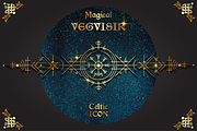 Norse viking Vegvisir Celtic symbols, an Object Graphic by GraphicRedStudio (Thumbnail 2 of 11)