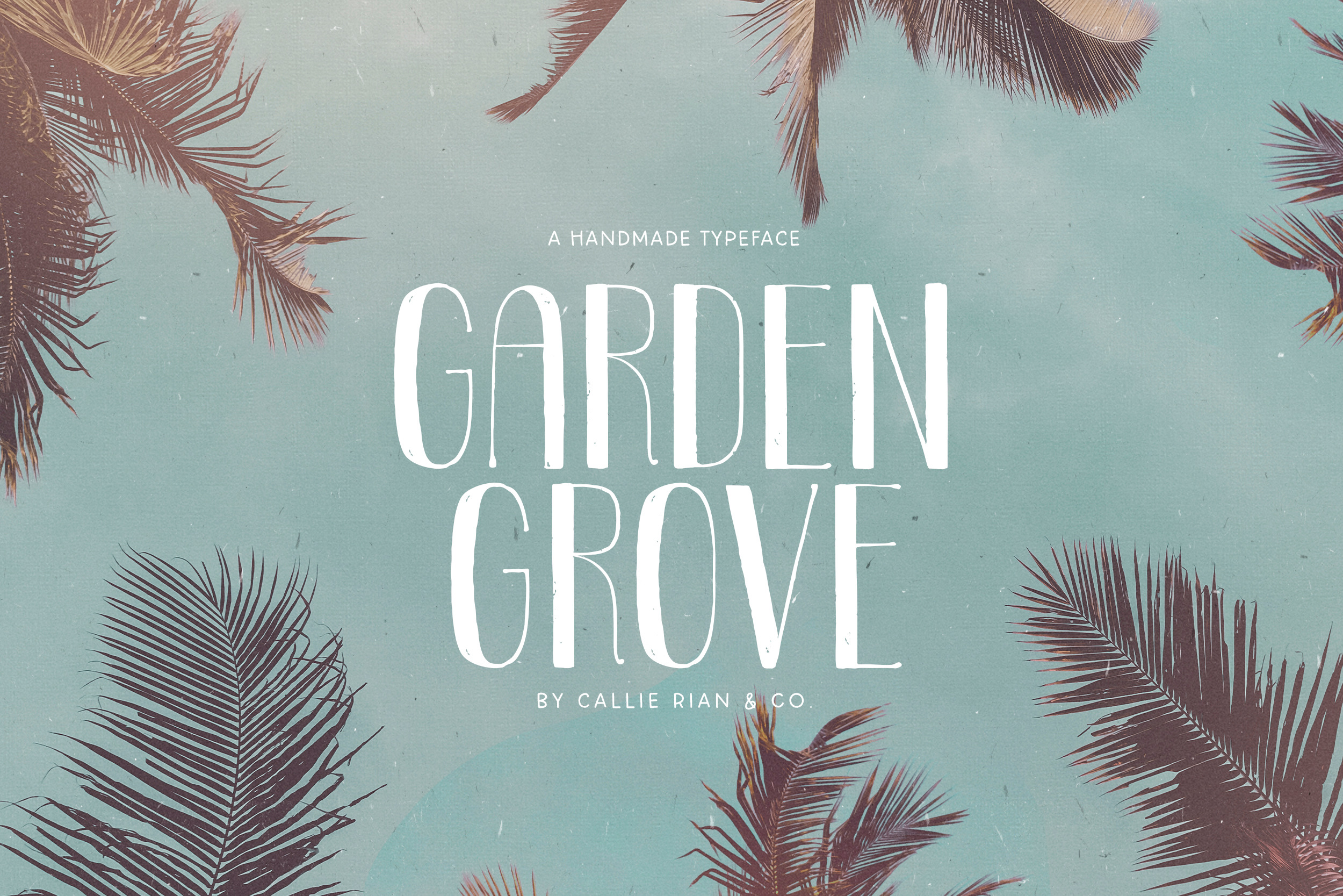 Garden Grove Sans Serif, a Sans Serif Font by Callie Rian & Co.