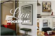 6PSD SET Frame Mockups for Poster, a Product Mockup by SigaSigaMockup (Thumbnail 1 of 5)