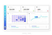 Data Statistics PowerPoint, a Presentation Template by Pixslides (Thumbnail 7 of 7)