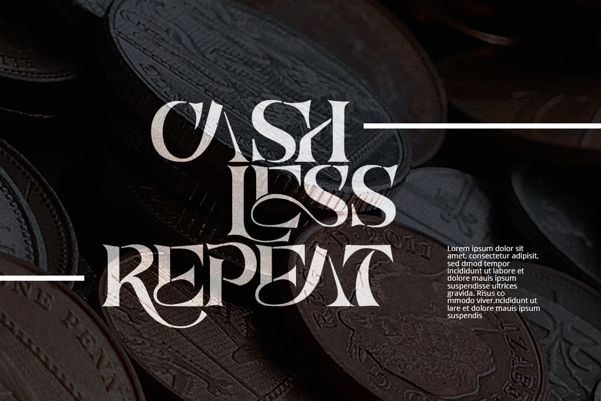 Sharky Elegant Serif Font, a Serif Font by Grontype (Photo 7 of 7)