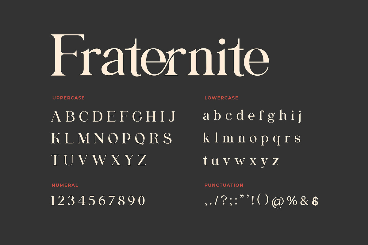 Fraternite Serif Font, a Serif Font by UICreative (Photo 3 of 6)