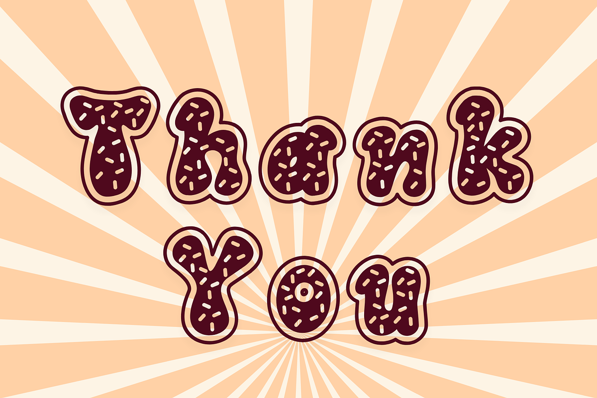 Donut is a Christmas decorative font, a Handwritten Font by Brown Cupple (Photo 7 of 7)