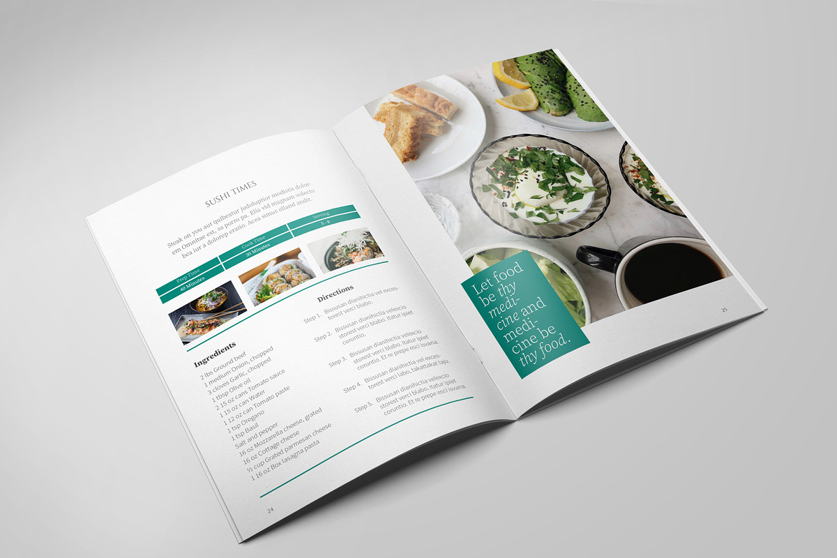 A5 Recipe Book, a Brochure Template by Bookrak Graphic Design (Photo 14 of 16)