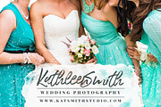 LushBlue LOGO KIT + Font & Swashes!, a Script Font by Pink Coffie (Thumbnail 6 of 12)