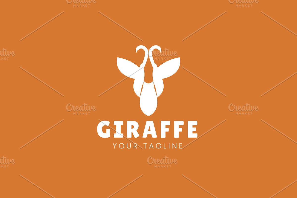 giraffe logo illustration, a Branding & Logo Template by Dyn Studio
