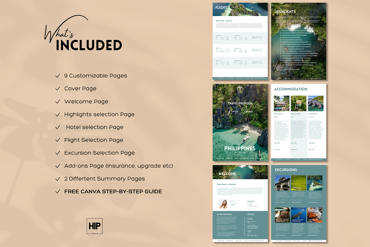 Travel Proposal for Travel Agents, a Templates & Theme by Hip Templates (Photo 3 of 9)
