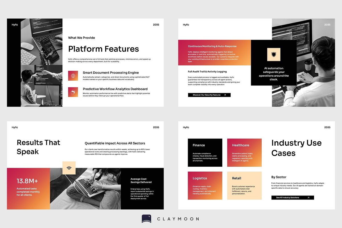 Data Privacy Solutions Pitch Deck, a Presentation Template by Claymoon Lab (Photo 5 of 7)
