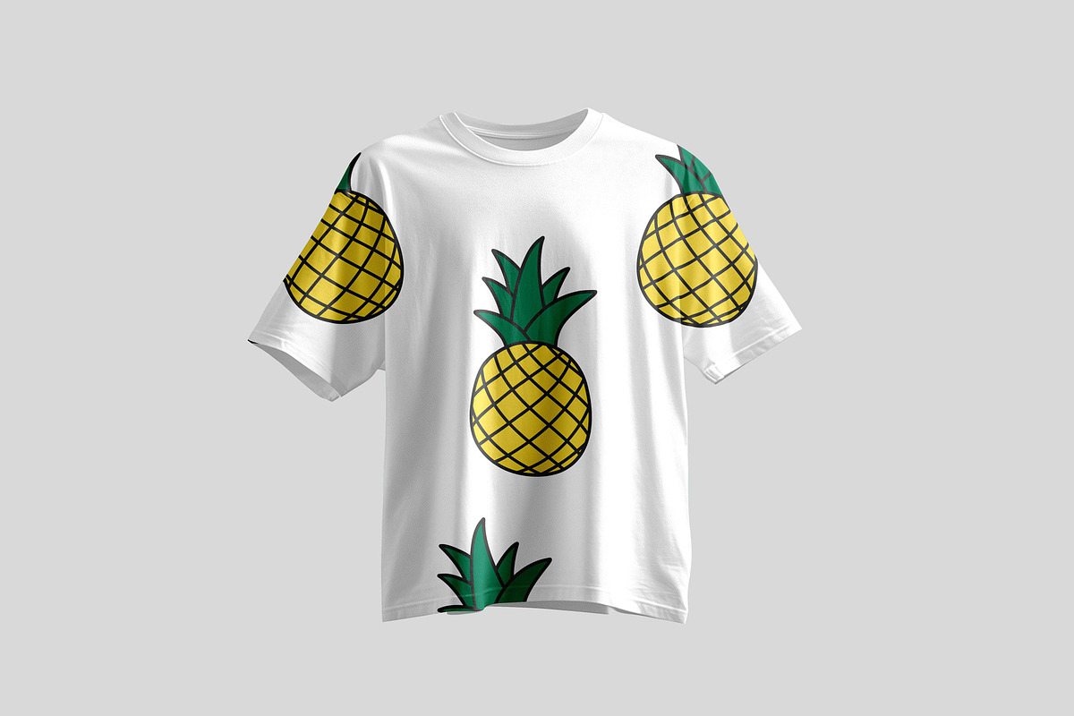 Pineapple fruit seamless pattern, a Pattern Graphic by Viktorijareut (Photo 5 of 5)