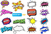 Superhero Comic Speech Bubbles, an Illustration by FrankiesDaughtersDesign (Thumbnail 4 of 6)