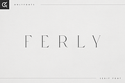 Ferly - Elegant serif font, a Serif Font by Only Fonts (Thumbnail 1 of 10)