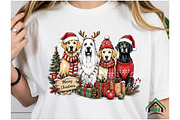 Christmas Dogs PNG – Holiday PNG, a Seasonal Illustration by Craft Nest (Thumbnail 4 of 6)