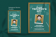 Letera - Teacher's Day Flyer Set, a Flyer Template by Attype (Thumbnail 4 of 5)