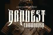 Puscreb Modern Mystical Blackletter, a Blackletter Font by Maulana Creative (Thumbnail 2 of 7)