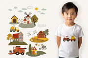 Whimsy Farm Map Clipart, a Decorative Illustration by Jenny Quince (Thumbnail 9 of 13)