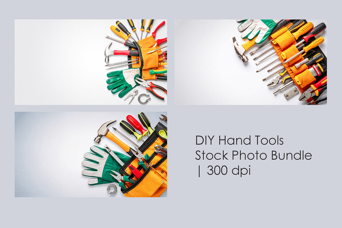 DIY Hand Tools Stock Photo Bundle, an Object Illustration by StockVerse Creative (Photo 1 of 4)