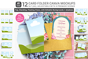 Card Folder Canva Mockup Template, a Mockup by Mockup Scene (Thumbnail 1 of 10)
