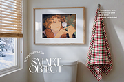 DIN A Festive Bathroom Mockup, a Household Mockup by WasMockups (Thumbnail 2 of 6)