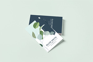 Olive Business Card Template