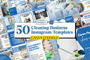 Cleaning Business Instagram Template, a Social Media Template by Snapybiz (Thumbnail 1 of 8)