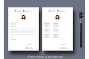 Collage Resume template, Cv template, a Resume Template by Climbwithelevator (Thumbnail 3 of 9)