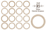 Champagne Round Lace Frames, an Illustration by Amanda Ilkov (Thumbnail 5 of 5)