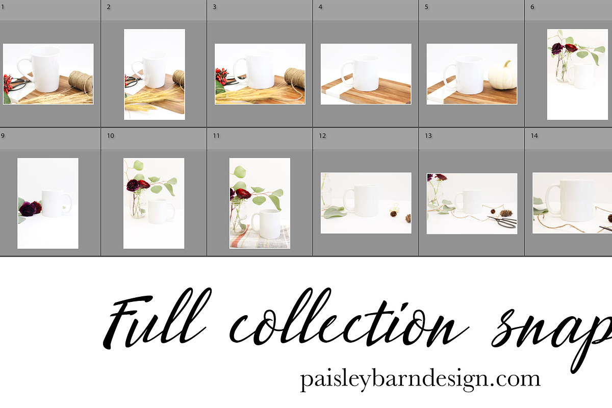 October Mug Mock Up Bundle, a Product Mockup by Paisley Barn Design (Photo 2 of 2)