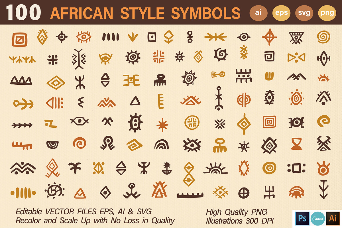 African Shapes Borders Atelier +SVG, an Object Graphic by Katrinelly (Photo 4 of 11)