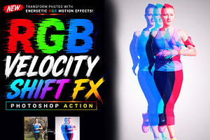 RGB Velocity Shift FX Ps Action