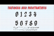 Eticav- Handwritten Blackletter Font, a Blackletter Font by Lurinzu Studios (Thumbnail 8 of 10)