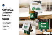 Coffee Cup Takeaway Mockup, a Product Mockup by SLAB! Design (Thumbnail 1 of 7)