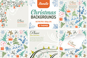 Christmas Backgrounds, a Decorative Illustration by TAlex (Thumbnail 1 of 6)