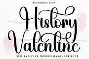 History Valentine, a Handwritten Font by FreshTypeINK (Thumbnail 1 of 8)