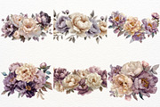 Peony Bouquet Floral Arrangement PNG, a Decorative Illustration by SugarCloudStudioArt (Thumbnail 7 of 8)