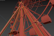 Ferris wheel 3d model vray, an Architecture 3D Model by konstantin.ermolaev (Thumbnail 9 of 9)