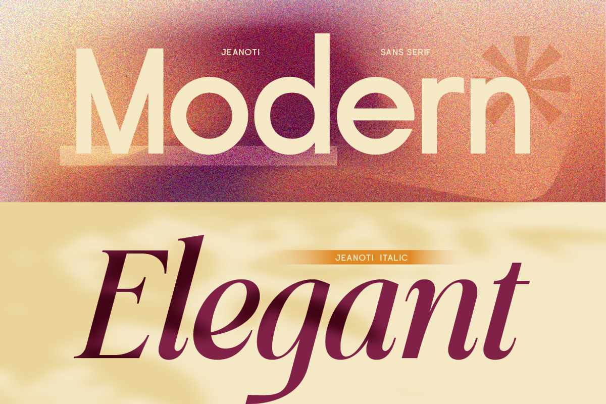 Jeanoti, a Sans Serif Font by Burntilldead (Photo 4 of 12)