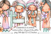 Christian Easter Clipart, an Illustration by Designking (Thumbnail 1 of 4)