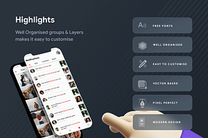 Social Network App UI Kit Shareworld